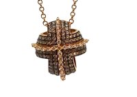 Necklace Recarlo Woman in Rose Gold Diamante 0.71 Ct XZ339/BRB - XZ339/BRB